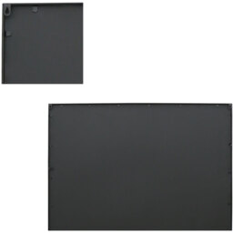 Wenestra Modern Outdoor Wall Garden Mirror - Black / 200cm - thumbnail 5