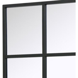 Wenestra Modern Outdoor Wall Garden Mirror - Black / 200cm - thumbnail 4