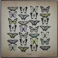 Madera Papilio Butterfly Wall Plaque - Assorted