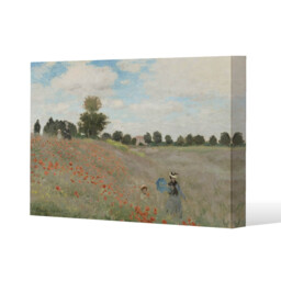 CM-05 Claude Monet - Poppies  Canvas print - Green / 114cm / 77cm - thumbnail 2