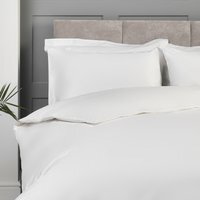 Hotel Luxe Cotton 400 Thread Count Fitted Sheet - White / Superking