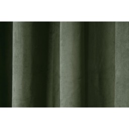 Vermont Velvet Blackout Curtains - Olive / 168cm / 183cm - thumbnail 4