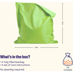 icon Kids Giant Indoor Outdoor Floor Cushion - Green - thumbnail 5