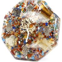 Orgonite Desk Power Packs Tree of Life Large Multicolor - Multicolor