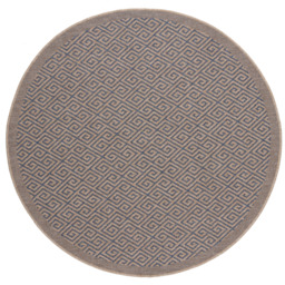 Nature Collection Circle Geometric Outdoor Rug - Blue - thumbnail 5