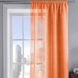 Shimmering Voile Panel - Orange / 54in - thumbnail 3