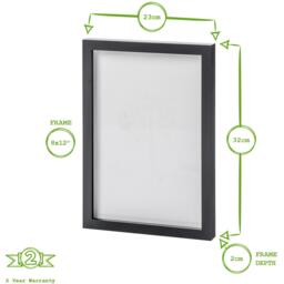 "Photo Frame - A4 (8x12"") - Pack of 1 - Grey" - thumbnail 3