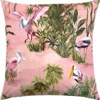 Jungle Marshes Outdoor Cushion Cover - Blush / 43cm
