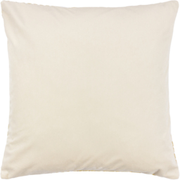 Evoke Cut Velvet Cushion - Ivory / 55cm / Polyester - thumbnail 3