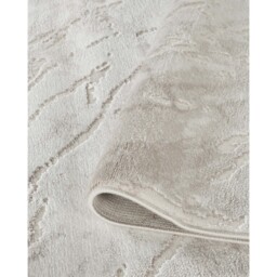 Novu Modern Abstract Living Room Area Rug Metallic Sheen- - Beige / 170cm - thumbnail 3