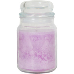 Lavender & Vanilla Large Mason Jar Candle - Purple - thumbnail 3