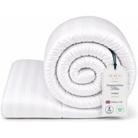 1.5 Tog Summer Duvet Lightweight Microfibre Quilt - White / 200cm / 1.7kg - thumbnail 1