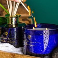 Nicola Spring Scented Candle and Reed Diffuser Set - Patchouli & Rosewood