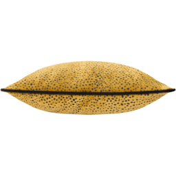 Estelle Spotted Cushion - Gold/Black / 80 Polyester 20 Feather - thumbnail 3