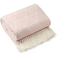 Zahra Blanket Throw - Blush Pink / 130x150cm - image 1