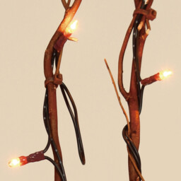 Brown Twig 60 Lights - Wood - thumbnail 3