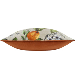 Leilani Printed Chenille Cushion - Mink / Polyester / AnimalFloral - thumbnail 4