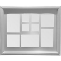 Maren White 9 Photo Rectangular Multi Photo Frame - White