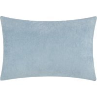 Darland Velvet Cushion - Dusty Blue / Polyester - thumbnail 1
