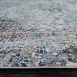 Mosaic Area Rug - Mid Blue / 170 x 120cm - thumbnail 5