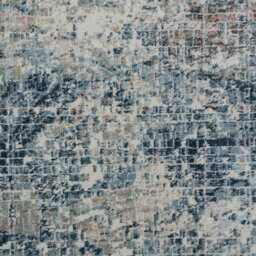 Mosaic Area Rug - Mid Blue / 170 x 120cm - thumbnail 4