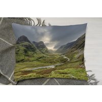 Scotland Highlands Cushion - Green - thumbnail 1