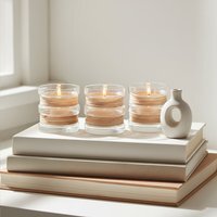 Kuta Set Of 3 Natural Tealight Holders - Natural