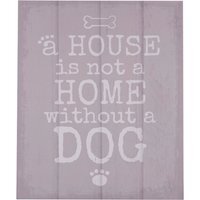 Madera Dog Wall Plaque - Purple