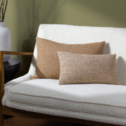Tiona Woven Jacquard Cushion - Toffee / Nougat / 0.47kg / Polyester - thumbnail 3