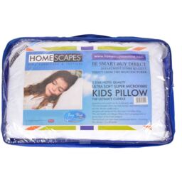 Kids Super Microfibre Toddler Pillow - White - thumbnail 3