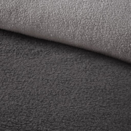 Teddy Fleece Duvet Set - Charcoal  / King - thumbnail 2