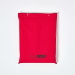 200 Thread Count Egyptian Cotton Extra Deep Fitted Sheet - Red / Superking - thumbnail 4