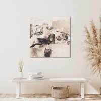 Neutral Contemporary Canvas Art - Neutral