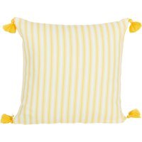 Portofino Stripe Cushion - Yellow - thumbnail 1