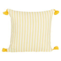 Portofino Stripe Cushion - Yellow - thumbnail 2