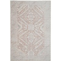 Aztec Washable Area Rug - Beige / 240 x 60cm