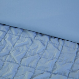Kingston Check Duvet Set - Blue / Single - thumbnail 4