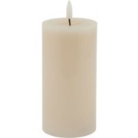 Melt Effect 3X6 Led Wax Candle - Taupe