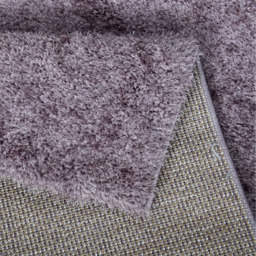 Thick Soft Shaggy Plain High Pile Dream Area Rug - Mauve / 240x330 - thumbnail 2