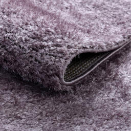 Thick Soft Shaggy Plain High Pile Dream Area Rug - Mauve / 240x330 - thumbnail 3