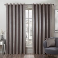 Vermont Velvet Blackout Curtains - Silver / 168cm / 183cm - image 1