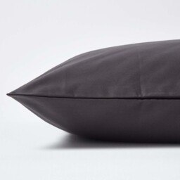 1000 Thread Count Egyptian Cotton Housewife Pillowcase - Dark Grey / 80cm - thumbnail 2