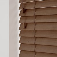 Wooden Venetian Blinds With Strings - Chestnut Oak / 40cm