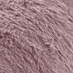 Alaska Pink Thermal Plush Fluffy Faux Fur Duvet Set - Pink / Single - thumbnail 3