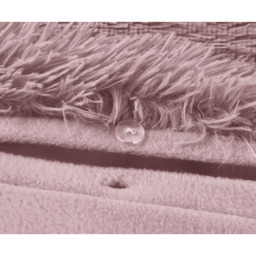 Alaska Pink Thermal Plush Fluffy Faux Fur Duvet Set - Pink / Single - thumbnail 4