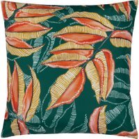 Tropical Botanics Outdoor Cushion - Teal