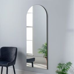 Minimal large Floor Arch Mirror - Gold - thumbnail 5