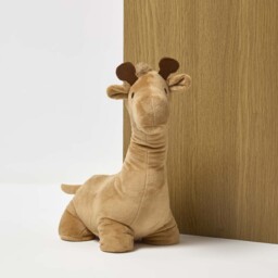 Luxury Fabric Giraffe Doorstop Set of 2 - Brown - thumbnail 5