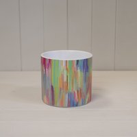 Sturdy Multicolour Colourful Pallet Pot - Multi
