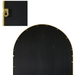 MirrorOutlet The Arcus Framed Arched Leaner Wall Mirror - Gold - thumbnail 5